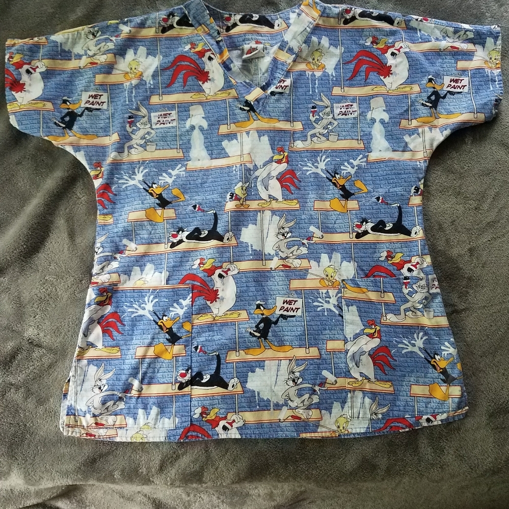 Looney Tunes (Warner Bros) Scrub Top